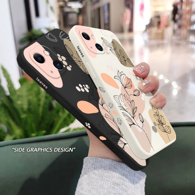 Abstract Plants Phone Case For iPhone