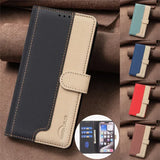 Leather Wallet Card Phone Case for Samsung