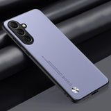 Luxury PU Leather Matte Silicone Phone Case For Samsung