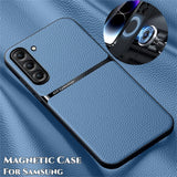 Magnet Leather Case For Samsung Galaxy