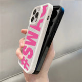 Bold Letter Shockproof Case for iPhone