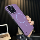 Ultra Slim Frameless Magnetic Csae For iPhone