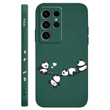Baby Panda Liquid Silicone Phone Case For Samsung
