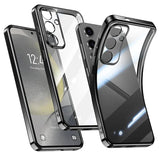 Plating Silicone Clear Soft Case For Samsung