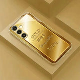 Creative Gold Bar Pattern Electroplated Case for Samsung