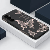 Butterfly Silicone Phone Case For Samsung