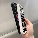 Bold Letter Shockproof Case for iPhone
