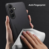 Luxury PU Leather Matte Silicone Phone Case For Samsung