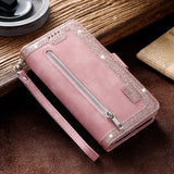 Luxury Wallet Flip Leather Case for iPhone