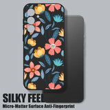 Colorful Flower Silicone with Lanyard Case For Samsung