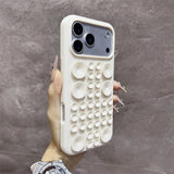 Circular Suction Cup Silicone Shockproof Phone Case for iPhone
