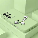 Baby Panda Liquid Silicone Phone Case For Samsung