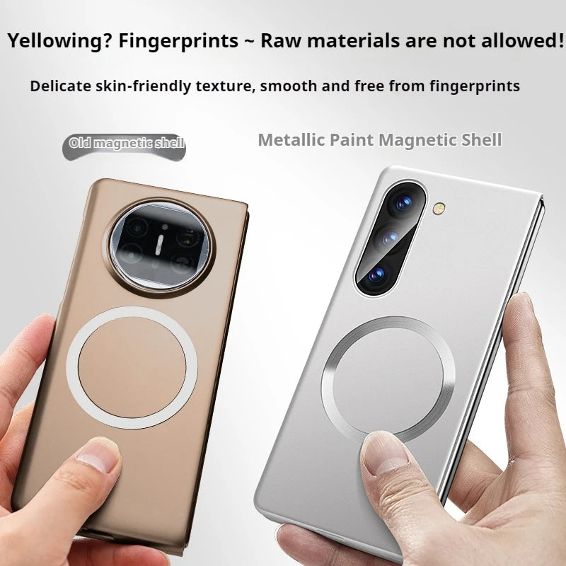 Magnetic Wireless Charging Case for Samsung Galaxy Z Fold 7 6 5 4 3