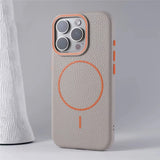 Leather Magnetic Phone Case For iPhone