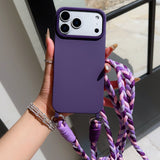 Hand-Woven Crossbody Long Lanyard Phone Case For Iphone