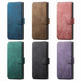 Detachable Magnetic Card Wallet Flip Leather Case for Samsung