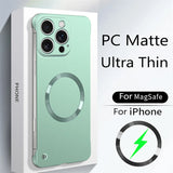 Magsafe Thin Matte  Frameless Magnetic Wireless Charging Case for iPhone