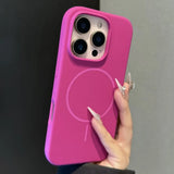 Original Liquid Silicone Magnetic Case For iPhone