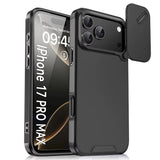 Magnetic Shockproof with Slide Camera Lens Protection Phone Case for iPhone