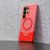 2 IN 1 Splicing Matte Magnetic Case For Samsung
