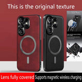 High End Magnetic Suction Leather Phone Case For Samsung