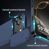 Magnetic Shockproof with Slide Camera Lens Protection Phone Case for iPhone