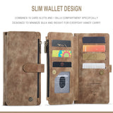 Leather Flip Wallet Etui Case for Samsung