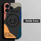 Cute Cartoon Smiley Silicone Case for Samsung
