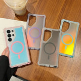 Laser Armor Aurora Magsafe Shockproof Case for Samsung