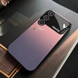 Stylish Gradient Smiley Electroplated Case for Samsung