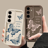 Romantic Butterfly Soft Phone Case For Samsung