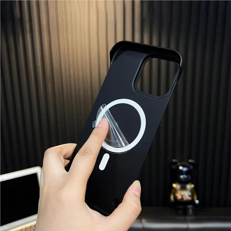 Ultra Slim Frameless Magnetic Csae For iPhone