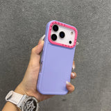 Contrast Double Color Soft Silicon Slim Matte Case for iPhone