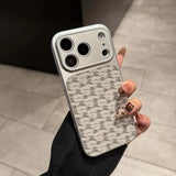Luxury Frosted Texture Full Bumper No Slip Phone Case For iPhone