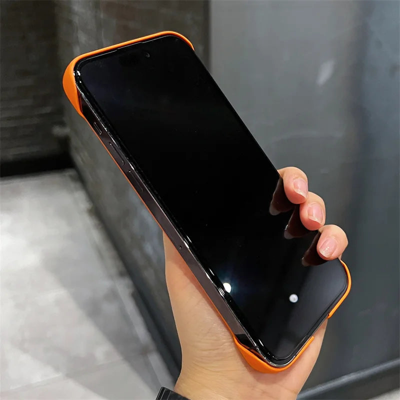 Ultra Thin Frameless Heat Dissipation Magnetic Case For iPhone