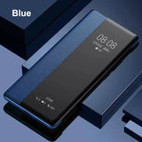 PU Leather Flip Window Shockproof Case for iPhone