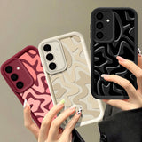 Striped Pattern Silicone Phone Case For Samsung