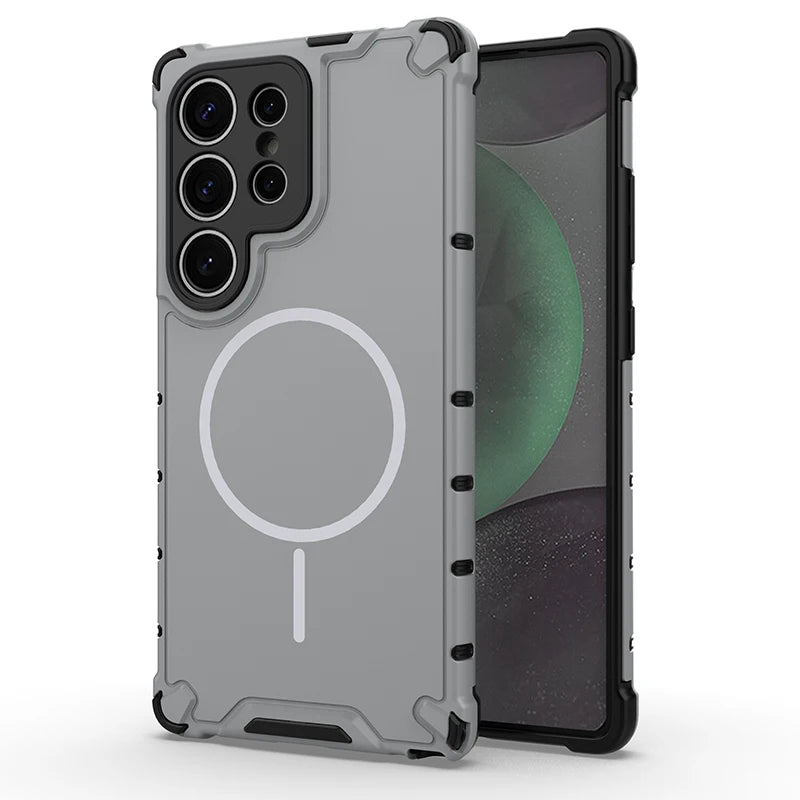 Luxury Frame Shockproof Strong Magnetic Case for Samsung