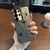 Travel-Inspired Airplane Route Phone Case For Samsung
