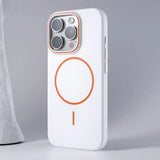 Ultrathin Simple Magnetic Matte Hit Color Phone Case for Iphone