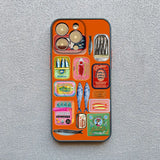 Sardines Fish Art Shockproof Phone Case For Iphone