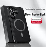 High End Magnetic Suction Leather Phone Case For Samsung