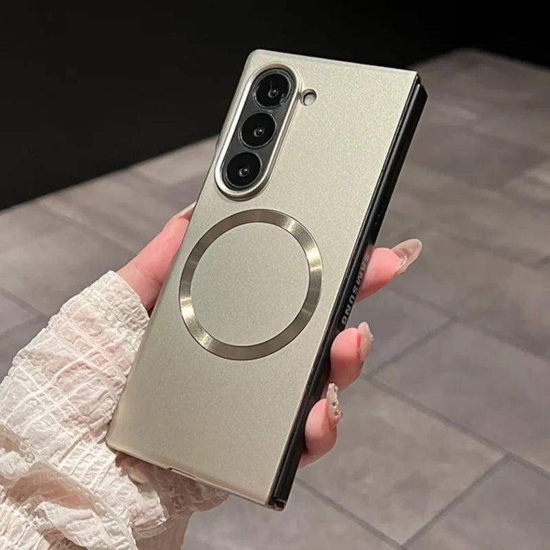 Magnetic Wireless Charging Case for Samsung Galaxy Z Fold 7 6 5 4 3