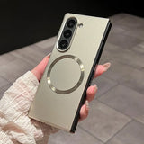Magnetic Wireless Charging Case for Samsung Galaxy Z Fold 7 6 5 4 3