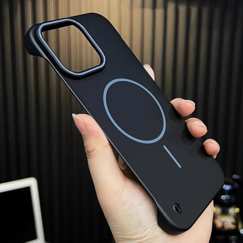 Ultra Slim Frameless Magnetic Csae For iPhone