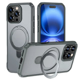 Magnetic Fold Stand Anti-slip Bumper Phone Case For iPhone