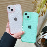 Glitter Crystal Diamond Transparent Phone Case For iPhone