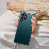 Smart Window View Leather Flip Full Protection Case For Samsung