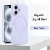 Magnetic Liquid Silicone Case for iPhone