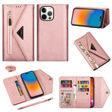 Wallet Multi Function Leather Case For iPhone